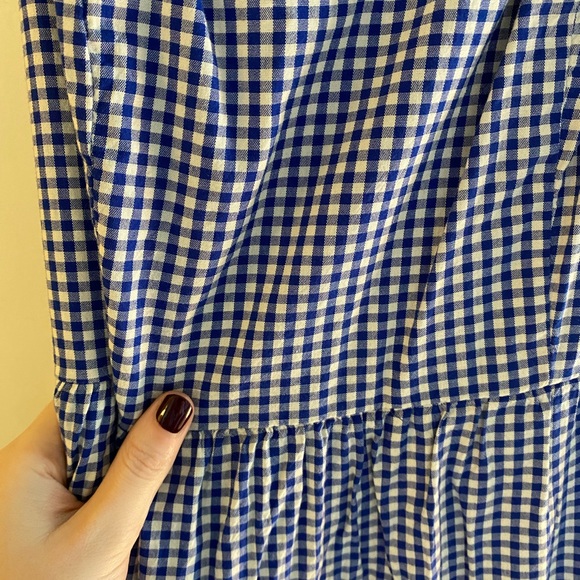 Old Navy Tiered Gingham Maxi Swing Dress - Picture 5 of 6